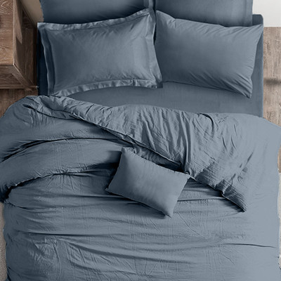 SleepyCat Double Cotton Duvet Cover(Blue)