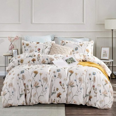 ANGIE HOMES. CO Double Cotton Duvet Cover(White)