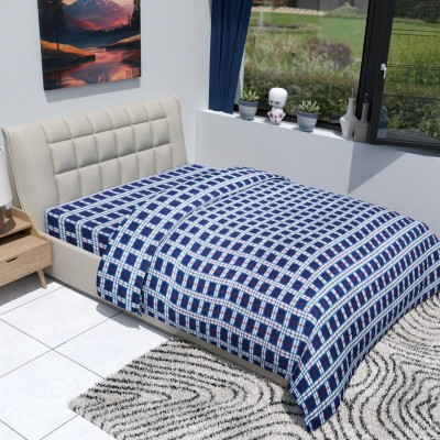 Furnishing Hut Single Fleece Duvet Cover(Blue)