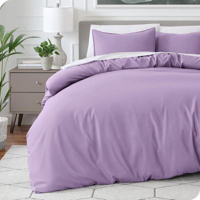 VIEWSTAR King Polycotton Duvet Cover(Lavender)