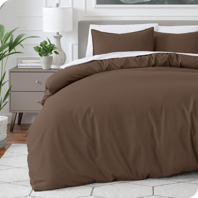 VIEWSTAR King Polycotton Duvet Cover(Brown)