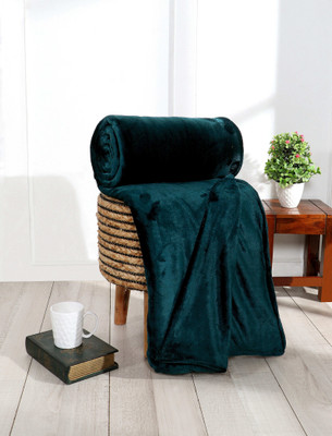 Crafteal King Velvet Duvet Cover(Dark Green)
