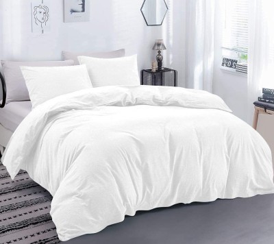 lacoza Double Polycotton Duvet Cover(White)