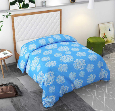 sidhi Single Cotton Duvet Cover(Blue)