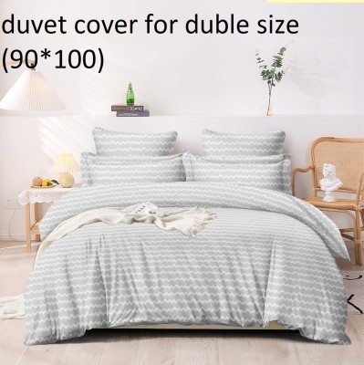 YUTERA Double Cotton Duvet Cover(Grey)