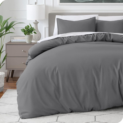 VIEWSTAR King Polycotton Duvet Cover(Grey)