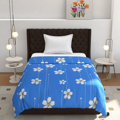 sidhi Single Cotton Duvet Cover(Light Blue)