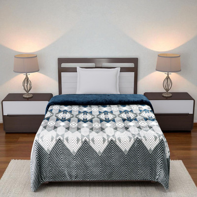 Crafteal Single Velvet Duvet Cover(Multicolor)