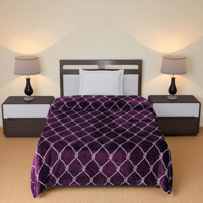 Crafteal Single Velvet Duvet Cover(Multicolor)