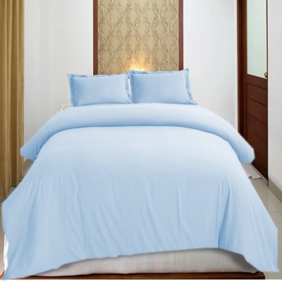 Bhumi Impex Single Cotton Duvet Cover(Light Blue)