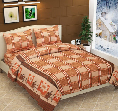 Visnik Single Fleece Duvet Cover(Brown)