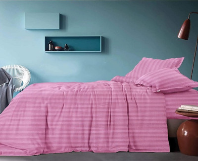 TURIYA Queen Polycotton Duvet Cover(Pink)