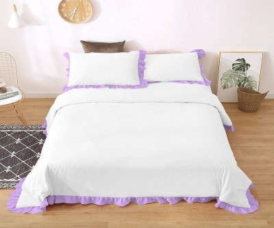 AANYALINEN Queen Cotton Duvet Cover(Lavender)