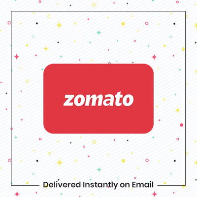 Zomato Gift Card Restaurant Digital Gift Card