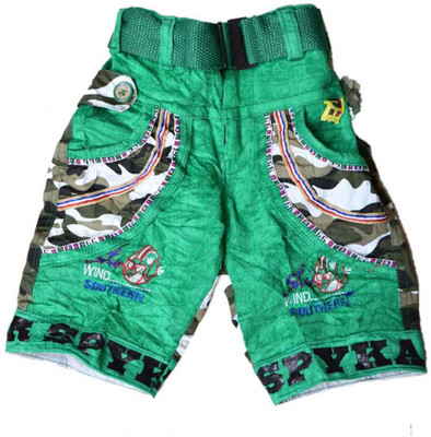 BRITISH TERMINAL Three Fourth For Baby Boys(Green Pack of 1)