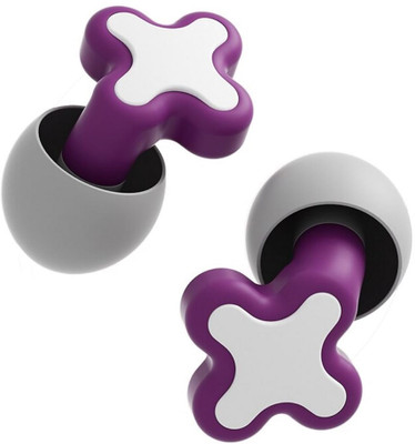 Augen Ear Plugs for Sleeping, Noise Canceling, Reusable Silicone (Purple, M5) Ear Plug(Purple)