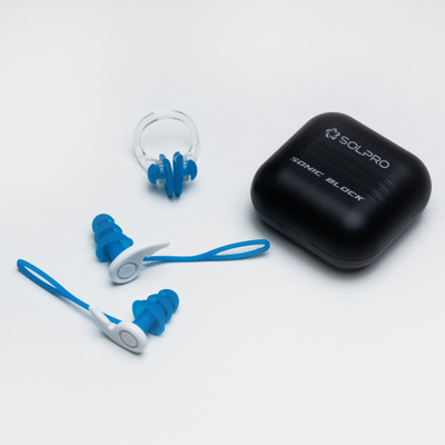 SOLPRO Sonic Block Ear Plug & Nose Clip(Multicolor)