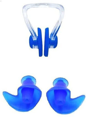 james Swimming Kit Nose Ear Protector Water Protector Nose Clip and Swimming Ear Plugs Ear Plug & Nose Clip(Blue)