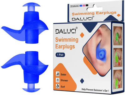 DALUCI Waterproof Swimming Professional Silicone Earplugs Ear Plug(Multicolor)
