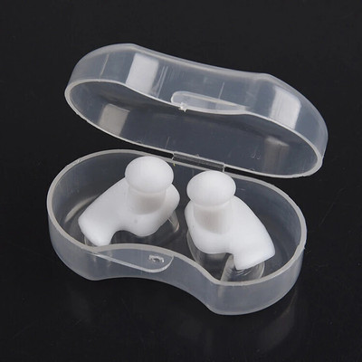 james Waterproof Soft Silicone Ear Plug For Swimming & Bathing for Kids & Adult 1 Pair Ear Plug(White)