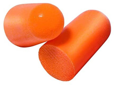 Vidhmahi 3M 1100 Uncorded Foam Ear Plugs Extra Soft Noise Ear Plug(Orange)