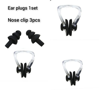 Non 128 Ear Plug & Nose Clip(Multicolor)