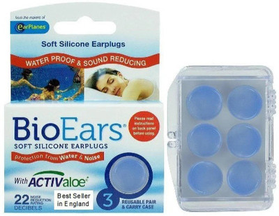 bioears Soft Silicone Ear Plugs Ear Plug(Blue)