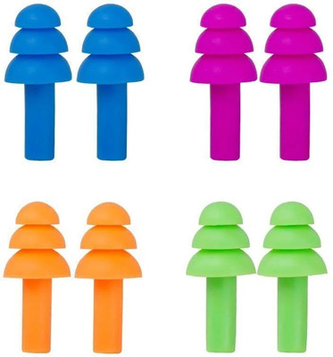 vnz New 4 Pairs Ear Plug Multicolor Ear Plug(Multicolor)