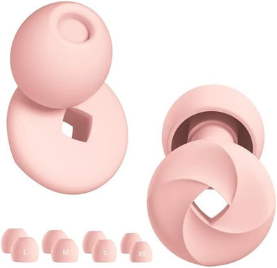 Yomauiyee 1 Pairs Ear Plugs For Sleeping Noise Cancelling, Swimming,Work, Sleep Ear Plug(Pink)