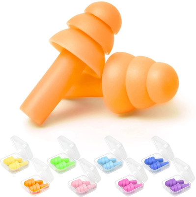 ZIRAK 9 Pair Set Premium Soft Reusable Ear Plugs For Sleeping Noise Reduction Ear Plug(Multicolor)
