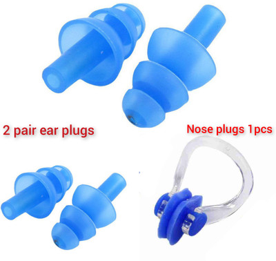 Non 130 Ear Plug & Nose Clip(Multicolor)