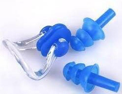Decon Earplugs Nose Clip Plugs, Ear & Nose Protector Ear Plug & Nose Clip(Blue)