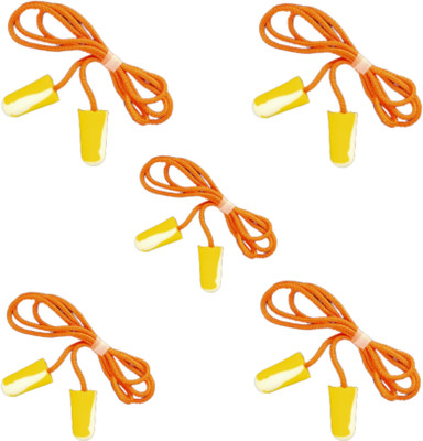 STYLERA Honeywell Bilsom 304L Polyurethane Corded Foam Earplug Ear Plug(Orange)
