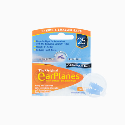 earplanes Original Kid's Flight Travel Small Size 1 Pair Ear Plug(Blue)