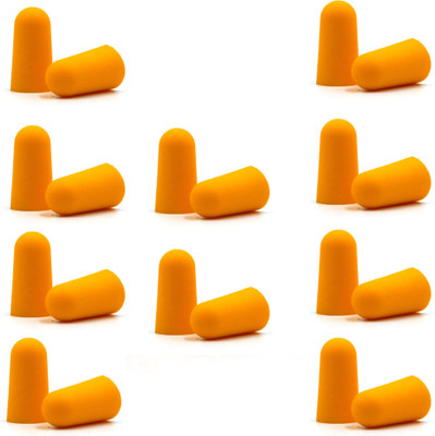 JAMES INTERNATIONAL Soft Foam Travel Sleep Prevention Noise Reduction, Meditation, Studying, Snoring Ear Plug(Orange)