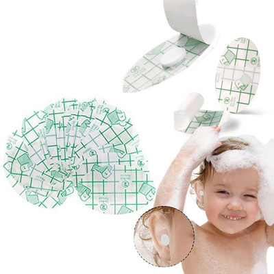 Kliznil aby Waterproof Ear Stickers Ear Covers for Swimming Shower Ear Plugs Ear Plug(White)