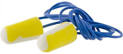 Honeywell NRR 29dB Noise Reduction with hygiene indicator, Super Soft, Disposable, Corded Ear Plug(Yellow, White)