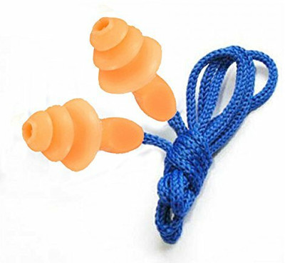 3M 1270 - 5 Pair Corded Reusable Ear Plug(Orange)