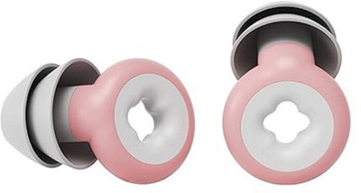 Augen Waterproof EarPlugs Suitable for Sleeping Swimming Studying Traveling Concerts Ear Plug(Pink)
