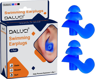 DALUCI 2nd Gen Swimming Earplugs Waterproof Ultra Comfy for Prevent Swimmer's Ear Swim Ear Plug(Blue)