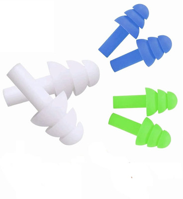 Silicon Earplugs Soft SIlicone Noise Reduction EarPlugs for Sleeping,Swimming Ear Plug(Multicolor)