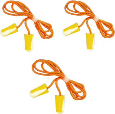 PRIAL Aatrangi Honeywell 304L CORDED EARPLUG 3 PAIR Ear Plug Ear Plug(Yellow)