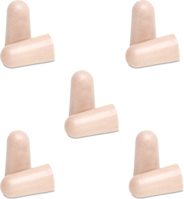 JAMES INTERNATIONAL Soft Foam Travel Sleep Prevention Noise Reduction, Meditation, Studying, Snoring Ear Plug(Beige)