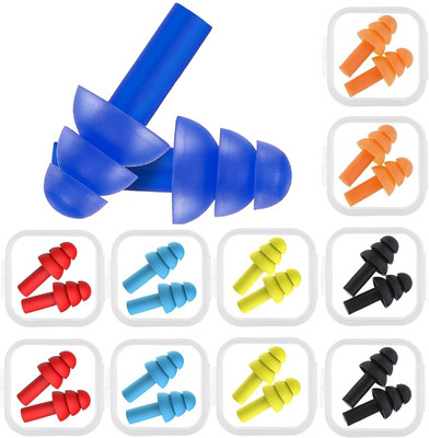 Miss Hot Soft Silicone Noise Reduction Ear Plugs for Sleeping, Meditation, Swimming Ear Plug(Multicolor)
