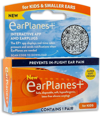 earplanes EP 1 Pair Ear Plug(White)