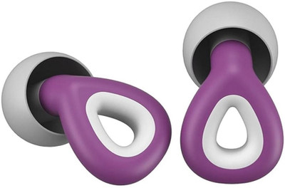 Augen Ear Plugs for Sleeping, Noise Canceling, Reusable Silicone (Purple, M6) Ear Plug(Purple)