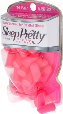 HEAROS Sleep Pretty in Pink Ear Plugs For Sleeping, 14 Pair Ear Plug(Pink)