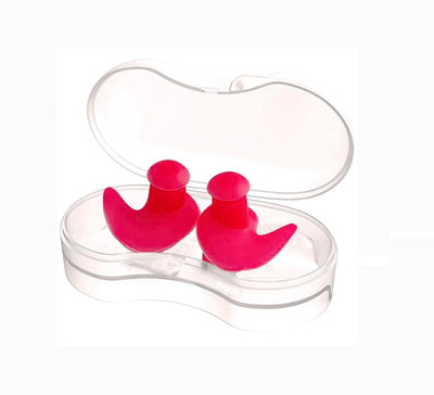 james Waterproof Soft Silicone Ear Plug For Swimming & Bathing for Kids & Adult 1 Pair Ear Plug(Red)