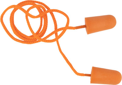 Karam EP02 Pack of 10 Disposable Foam Ear Plug for Milling Operations Ear Plug(Orange)