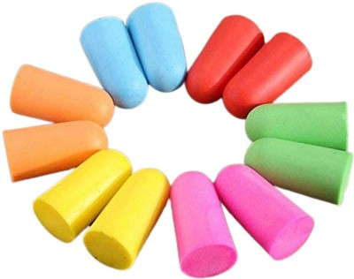 james Soft Foam Noise Reduction Earplugs Slow Rebound Earplugs Ear Plug(Multicolor)